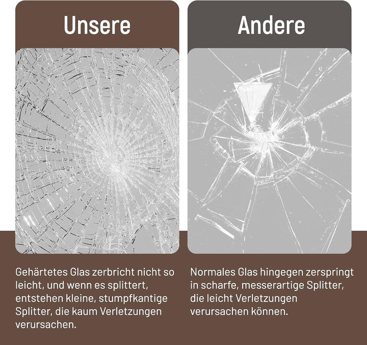 Muzilife Rahmenloser Wandspiegel 51x91cm, Unregelmässiger Bogenspiegel mit MDF-Rückwand, Dekorativer