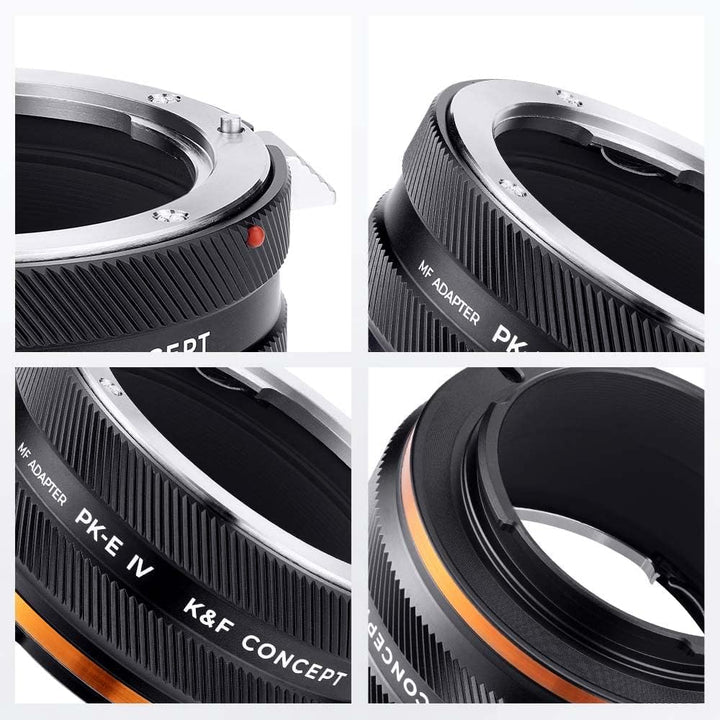 K&amp;F Concept Pentax K-NEX IV PRO Objektivadapter Manueller Fokus Kompatibel mit Objektiven der Pentax
