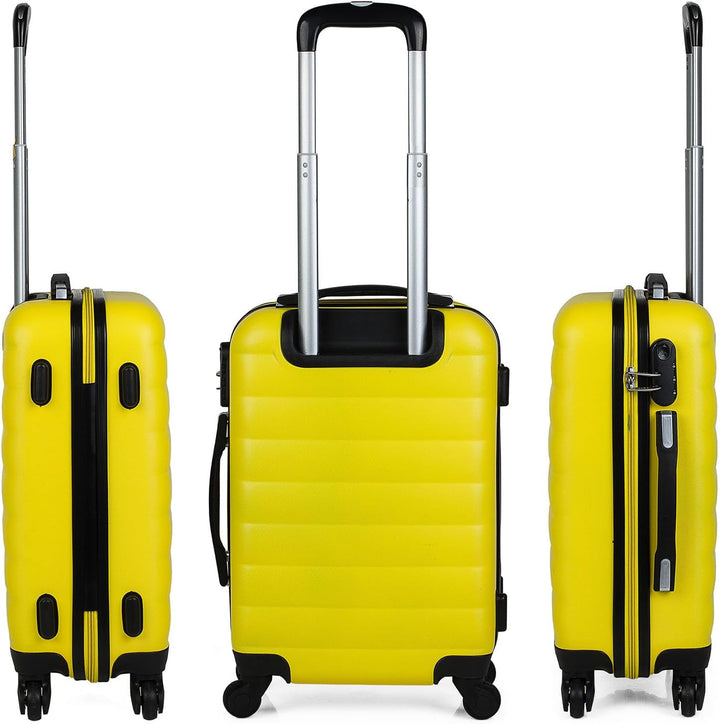 ITACA - Trolley Handgepäck Cabin Trolley Koffer Reisekoffer Hartschalenkoffer mit Zahlenschloss - Ka
