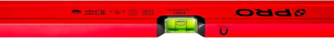 PRO600 Wasserwaage mit magneten 100cm - Ergonomischen Profil und ERS+ (Easy Reading System) Präzise