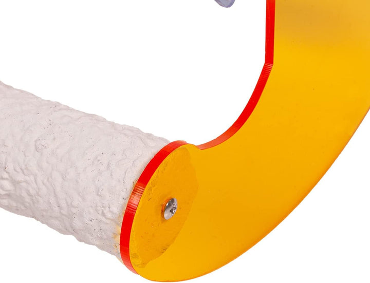 HappyBird | Rock'n Roll Wippe - X-Large | Acryl-Schaukel, therapeutische Sitzstangen, Spielspass für