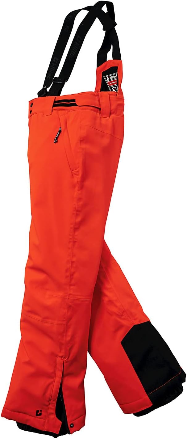 Killtec Mädchen Funktionshose/Skihose mit abzippbaren Latz, Schneefang und Kantenschutz Ksw 77 Grls