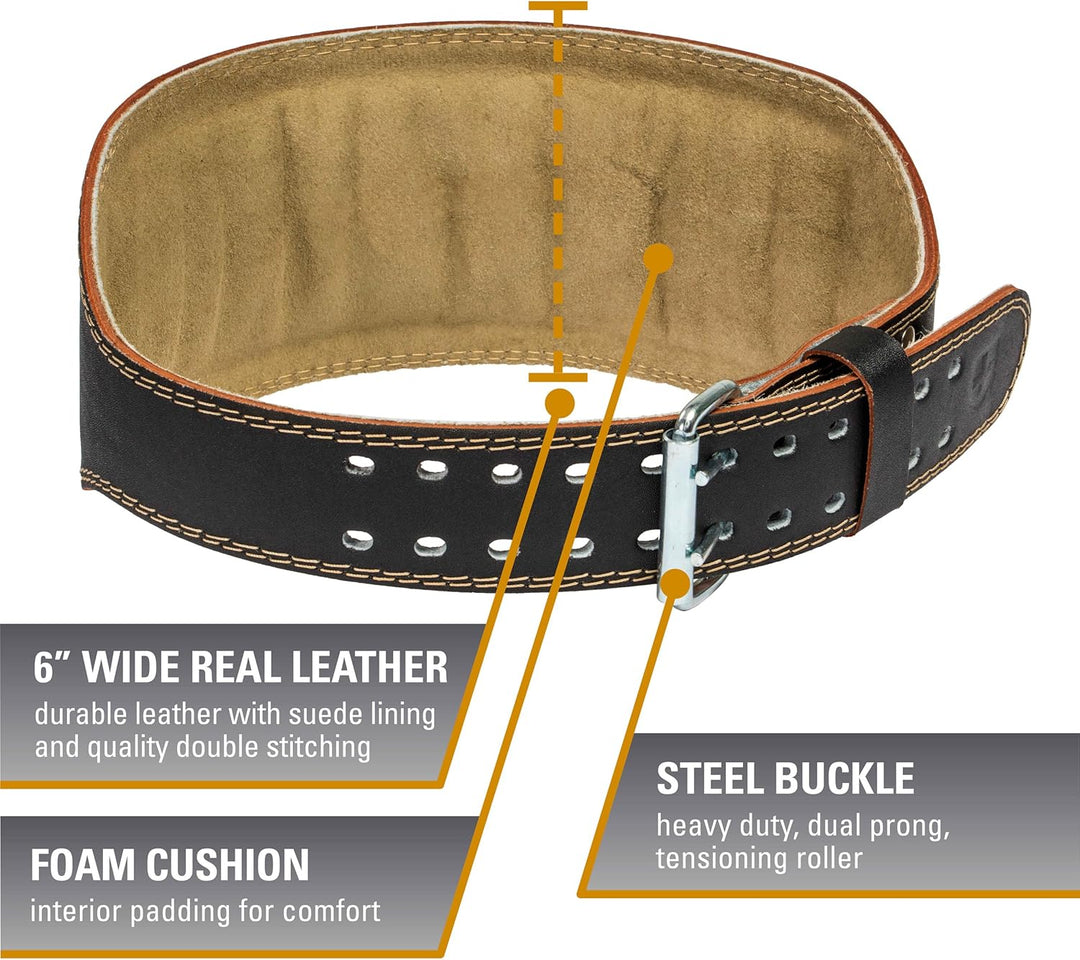 Harbinger Nylon Gewichthebergürtel für Gewichtheber, Fitness Krafttraining, Mit Flexiblen Ultraschau