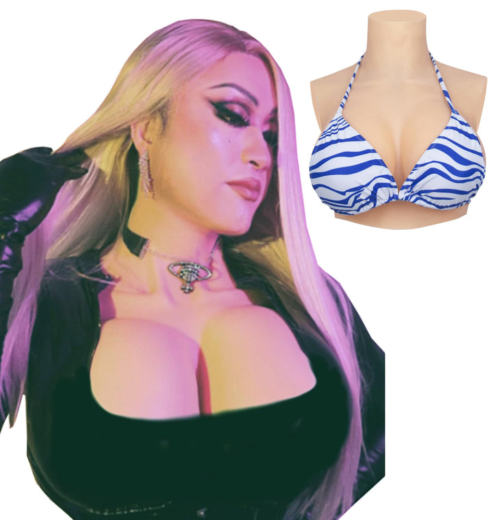 Silikon Brüste Silikon Brustplatte Fake Brüste B-H Cup für Drag Queen Transgender Crossdresser Fleis