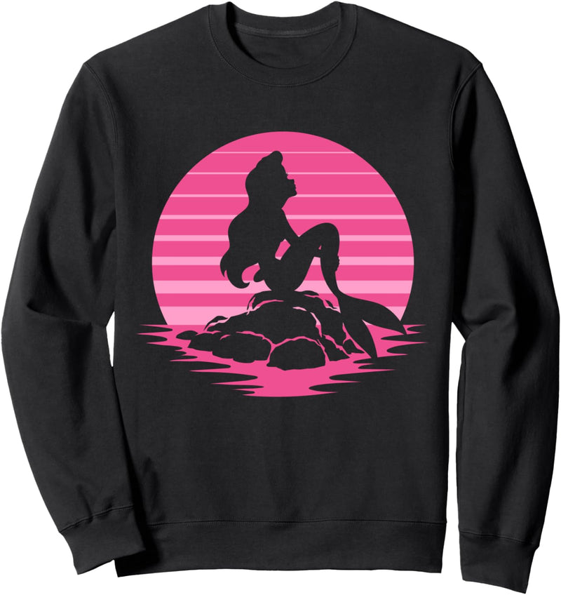 Disney The Little Mermaid Ariel Silhouette in Pink Sweatshirt