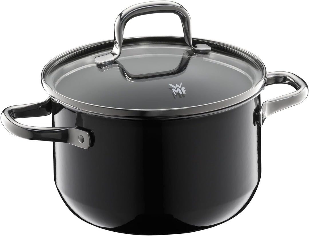 WMF Fusiontec Essential Kochtopf klein 16 cm Glasdeckel, Fleischtopf Induktion, 2,0l, kleiner Topf K