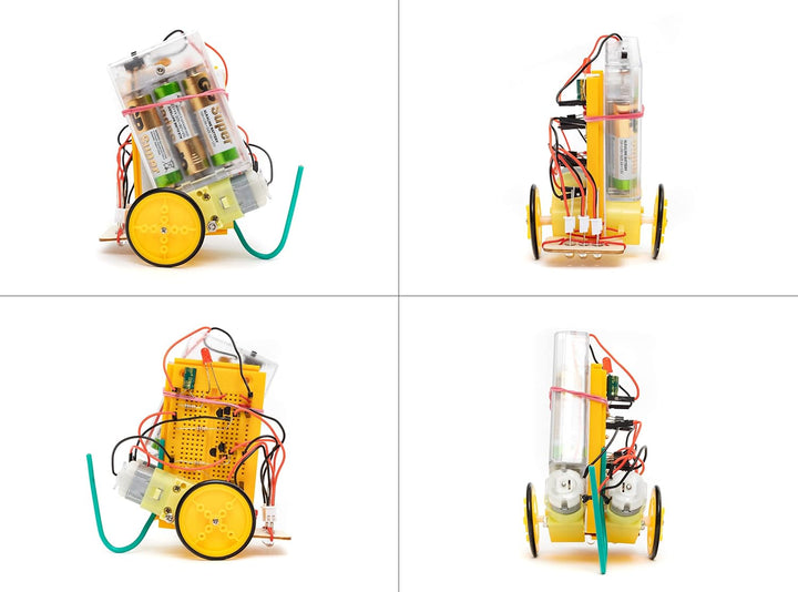 FRANZIS 67161 - Roboter Adventskalender - in 24 Tagen zum eigenen fahrbaren Roboter, ohne Löten, für