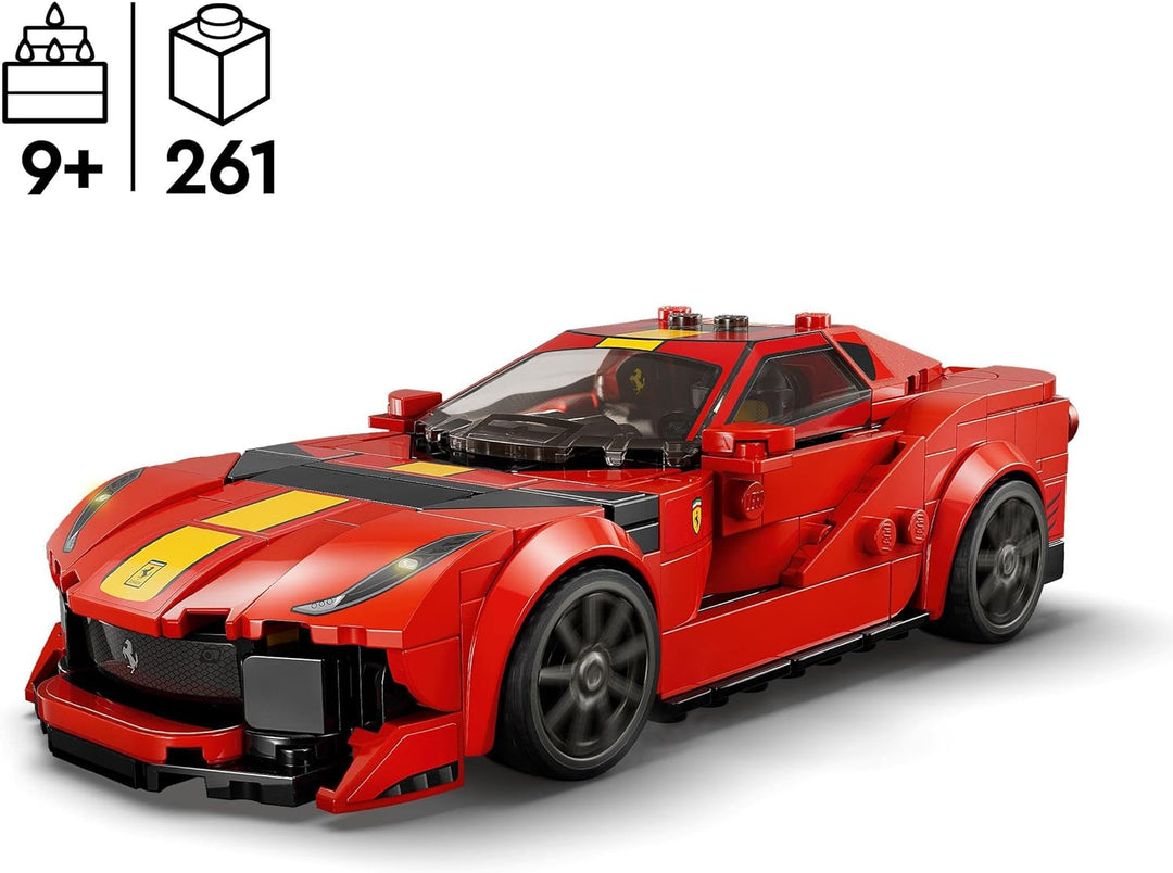 LEGO Speed Champions Ferrari 812 Competizione, Sportwagen und Spielzeug-Modell-Bausatz, Serie 2023,