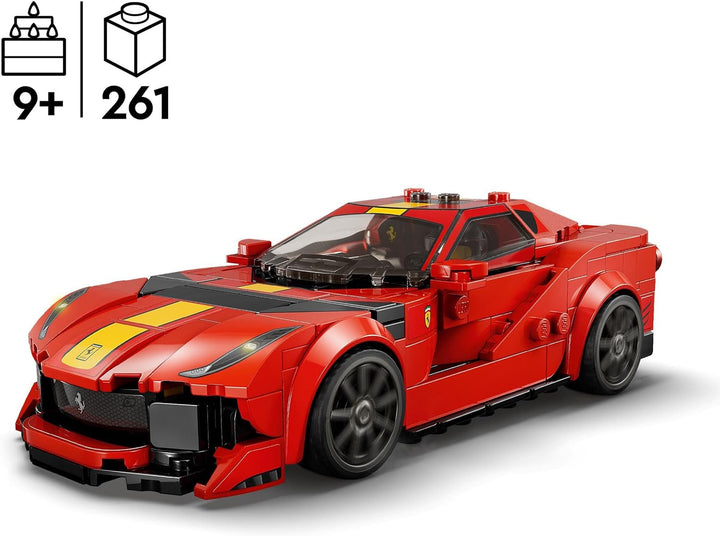 LEGO Speed Champions Ferrari 812 Competizione, Sportwagen und Spielzeug-Modell-Bausatz, Serie 2023,