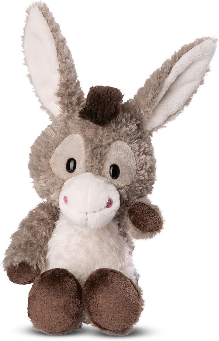 NICI 49035 Kuscheltier Esel Donkeylee 53cm grau schlenkernd-Nachhaltiges Stofftier aus weichem Plüsc