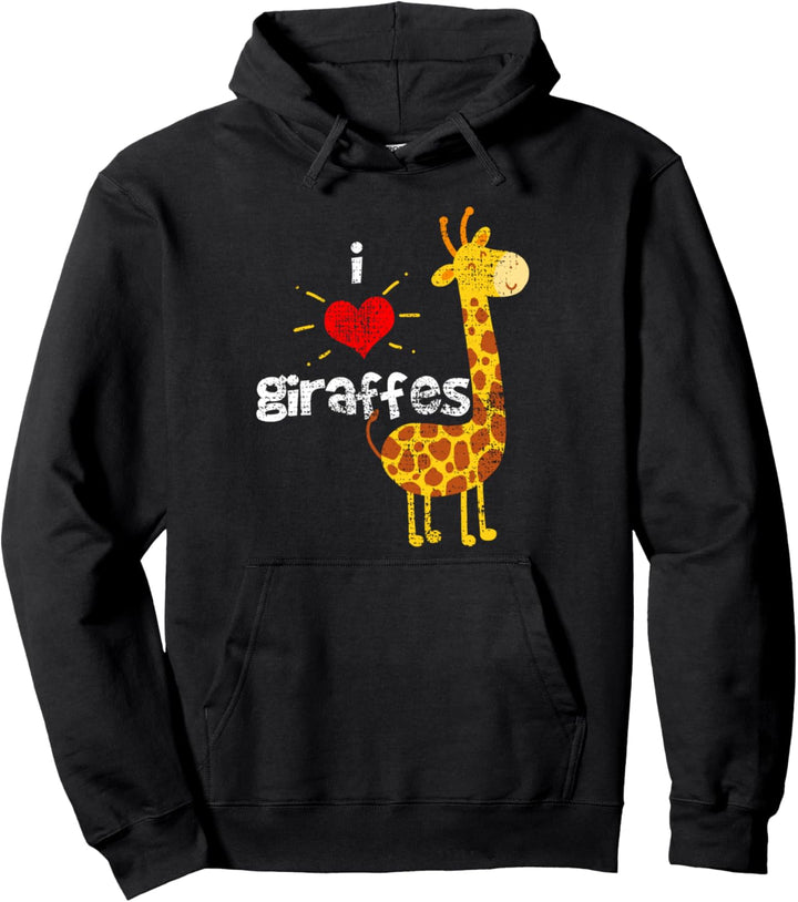 Giraffe Kawaii Pullover Hoodie