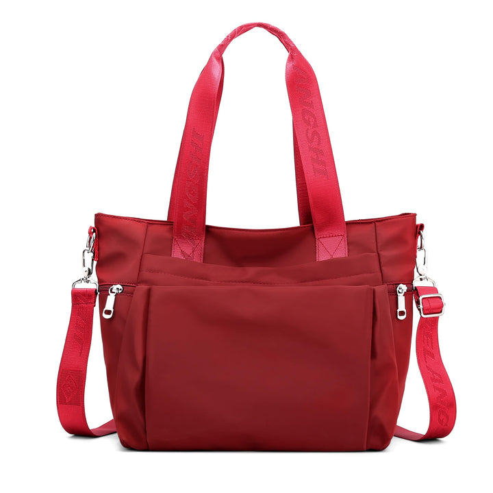 DIRRONA Mode Damen Umhängetasche Multi Pocket Multi Fach Crossbody Bag Gross Beiläufig Umhängetasche
