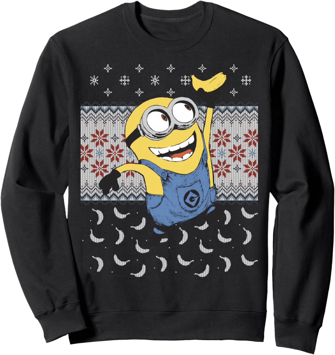 Despicable Me Minions Banana Ugly Christmas Sweatshirt