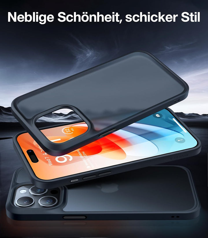 TORRAS für iPhone 13 Pro Hülle Echter Zertifizierter Militärschutz Handyhülle iPhone 13 Pro Case Sto