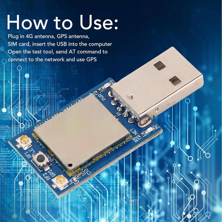4G Mobile Modul 4G USB Internet Access Modul USB Internet Modul Board mit GPS -Funktion SIM -Kartens