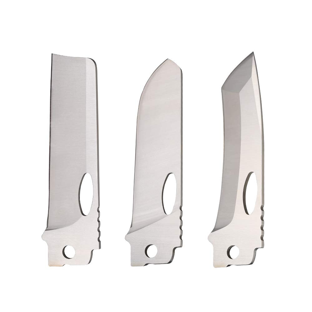 ROXON bare Messerklingen für S802 Phantom, S501U, S502 und S502U Phantasy (BA04straight + BA10spey P
