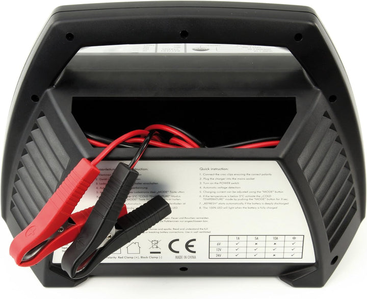 Ansmann ALCT-6-24/10 Batterie Multi-Ladegerät 6V/12V/24V 10A Ladegerät 4,5Ah bis 240Ah