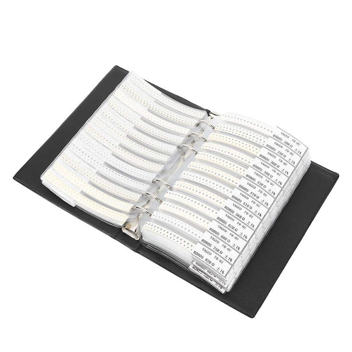 Musterbuch für Widerstände, Elektronisches Bauteil Widerstand der Serie 0805 170 Typen Widerstände S