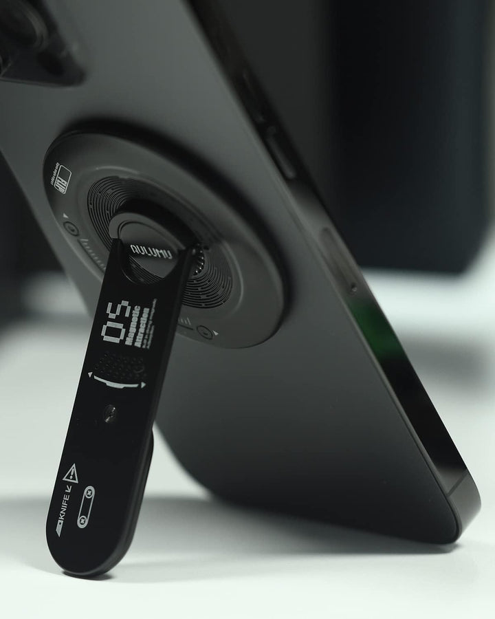 Aulumu G05 Magnetisch Phone Ständer Grip | Abnehmbarer, 360° Verstellbarer Handy-Kickstand mit Karto