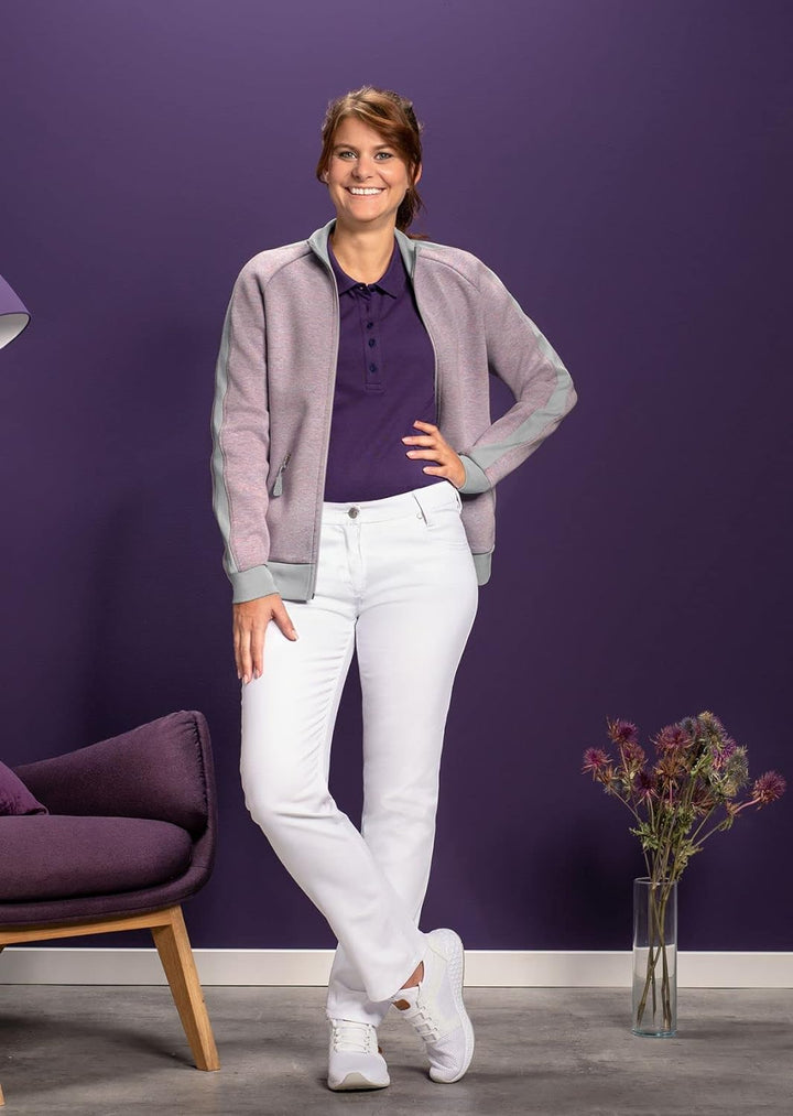 BP 1732-687-21-38/32 Jeans für Frauen, Stretch-Stoff, 300,00 g/m² Stoffmischung mit Stretch, weiss,