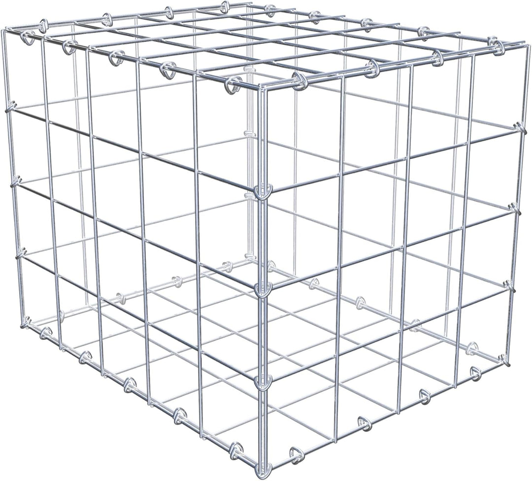 GABIONA Steinkorb-Gabione eckig, Maschenweite 10 x 10 cm, Tiefe 40 cm, Gabione 50 x 40 x 40 cm (L x