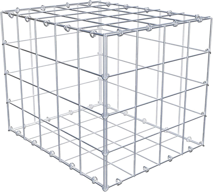 GABIONA Steinkorb-Gabione eckig, Maschenweite 10 x 10 cm, Tiefe 40 cm, Gabione 50 x 40 x 40 cm (L x