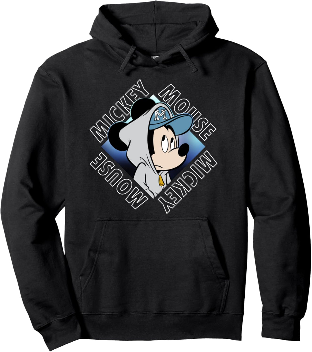 Disney Mickey And Friends Mickey Gradient Box Portrait Pullover Hoodie