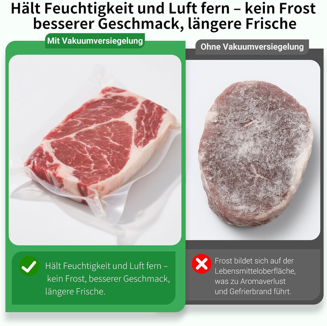 Heisssiegelgerät für die Konservierung von Snacks und die Lagerung von Lebensmitteln (Stainless Stee