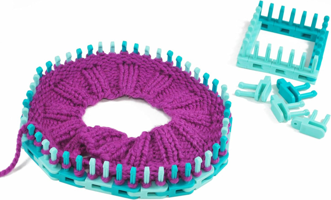 Authentic Knitting Board Flexee Loom Links, für grobes Garn, 36 Stück Für Grobes Garn., Für Grobes G
