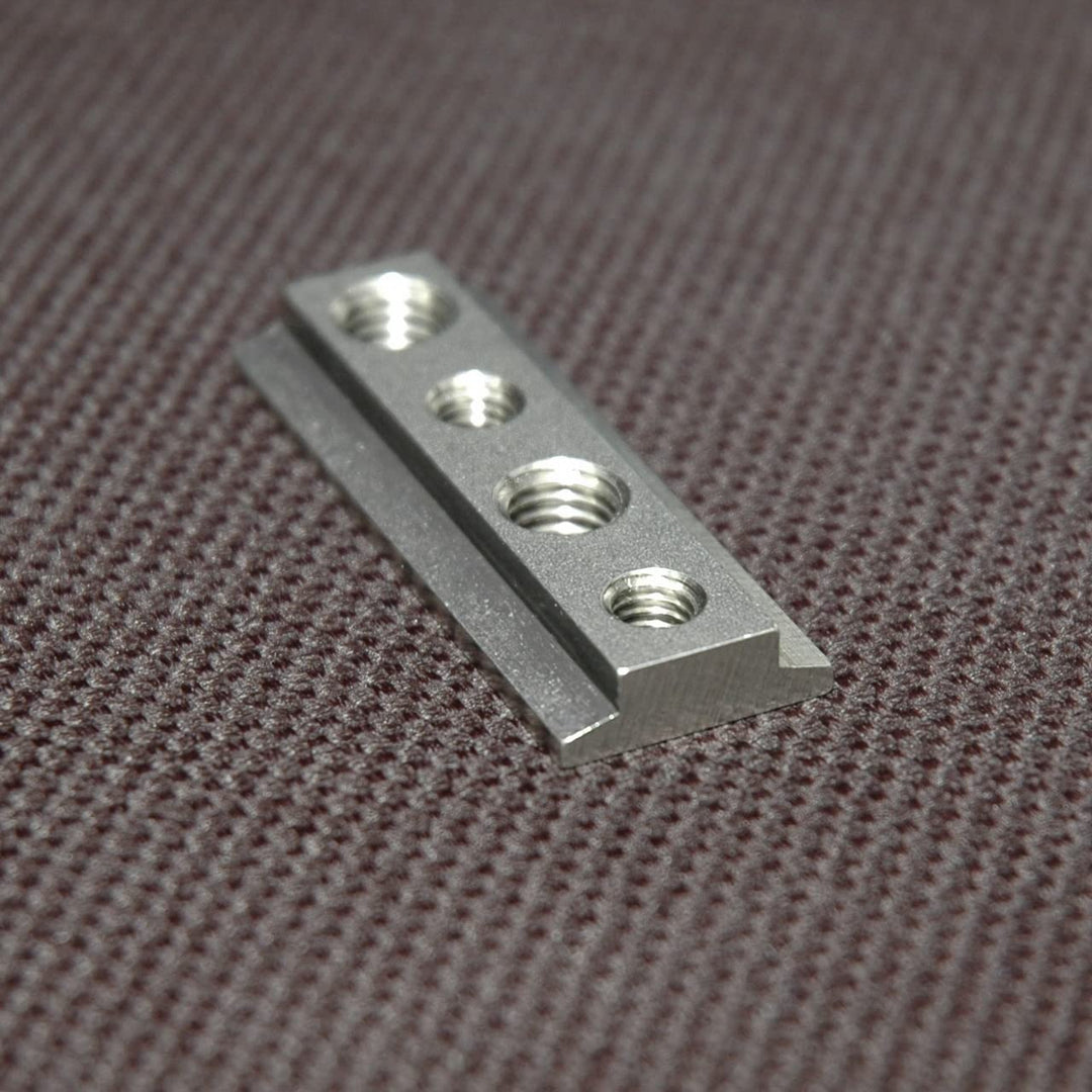 kuriershop Nutenstein Edelstahl V2A mit M6 + M8 Gewinde für Airlineschienen, 10er Set