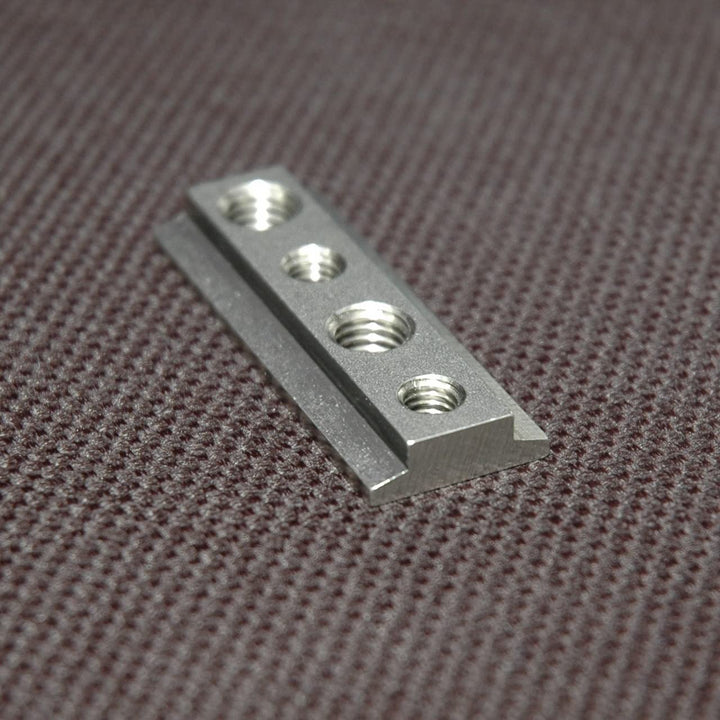 kuriershop Nutenstein Edelstahl V2A mit M6 + M8 Gewinde für Airlineschienen, 10er Set