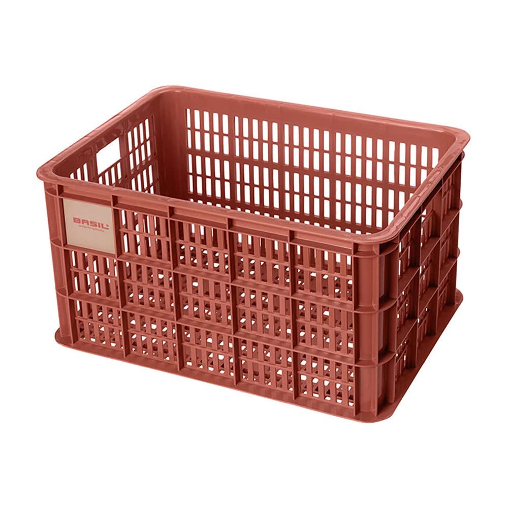 Basil Unisex – Erwachsene Crate Fahrradkaste 49.8x39x26.5cm Red, 49.8x39x26.5cm Red