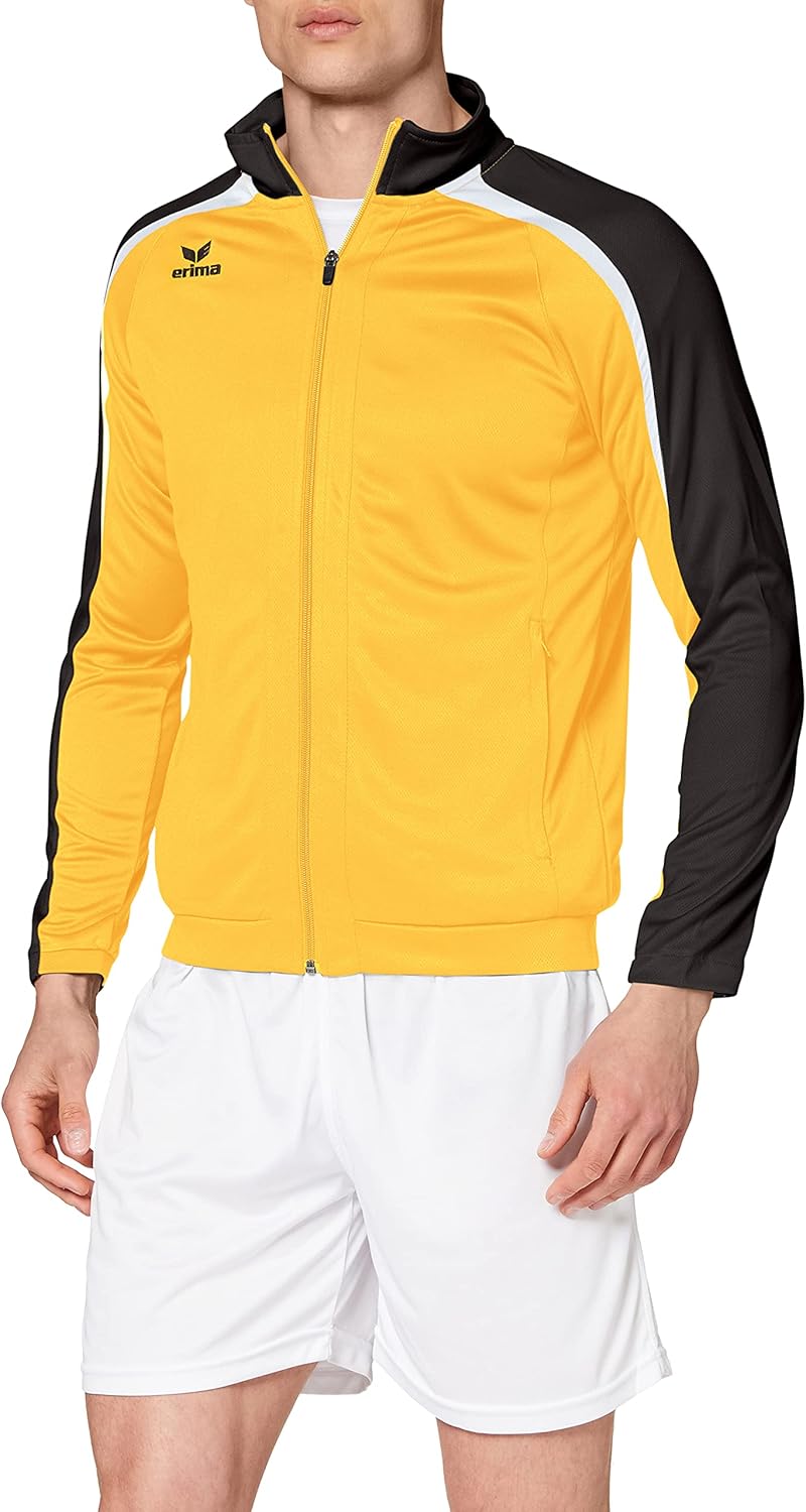 Erima Herren Trainingsjacke Liga 2.0 XXL Gelb/Schwarz/Weiss, XXL Gelb/Schwarz/Weiß