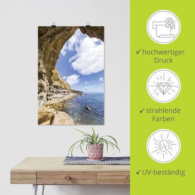 ARTland Poster Kunstdruck Wandposter Bild ohne Rahmen 60x90 cm Hochformat USA Kalifornien San Diego