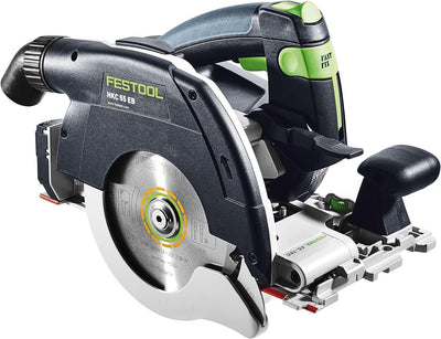 Festool Akku-Handkreissäge HKC 55 EB Li-Basic Basic ohne Akkus, Ladegerät, Basic ohne Akkus, Ladeger