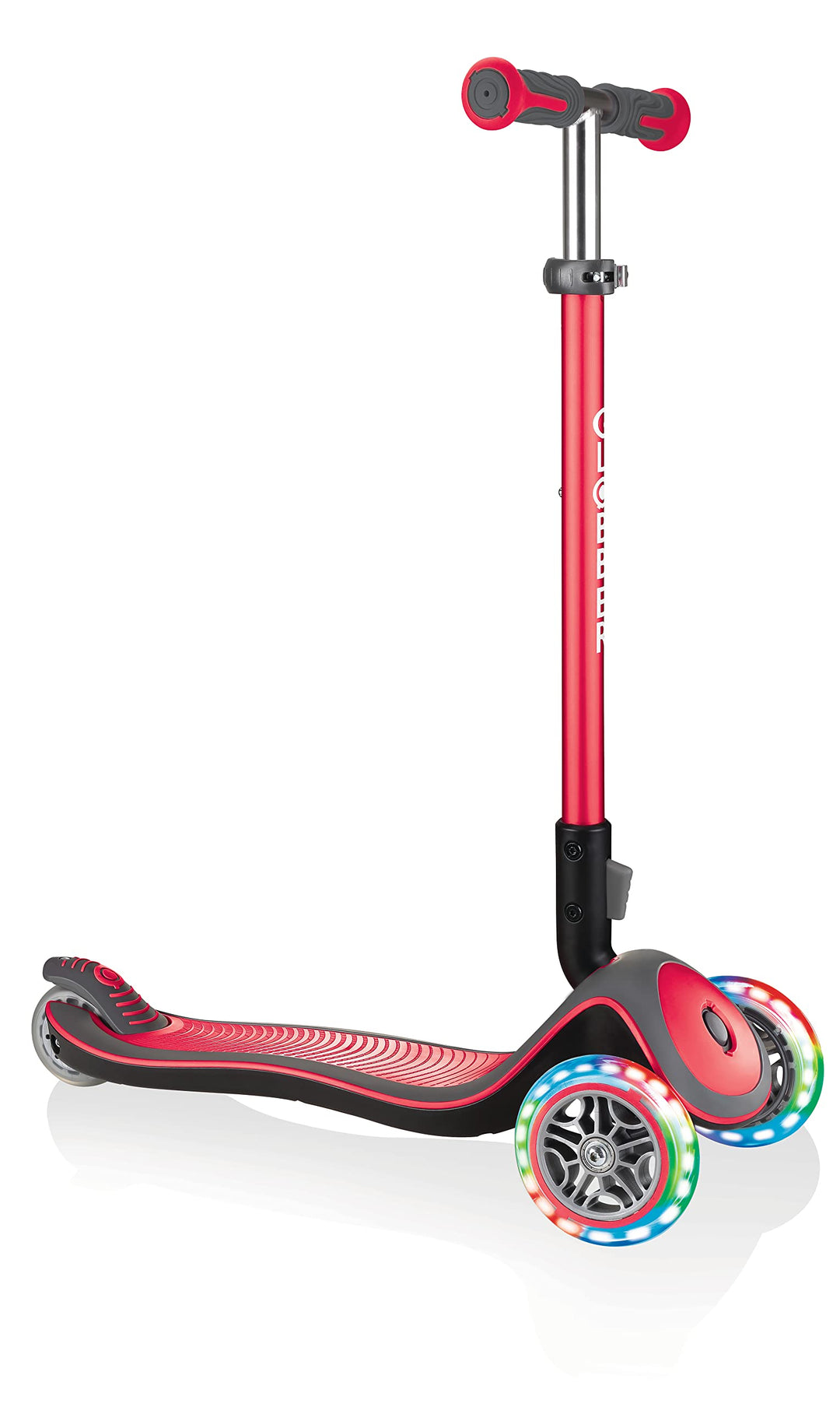 GLOBBER Elite Roller – Tretroller Kinder ab 3 Jahre - Scooter 120/80 mm - ABEC 5, 3-rädrig – höhenve