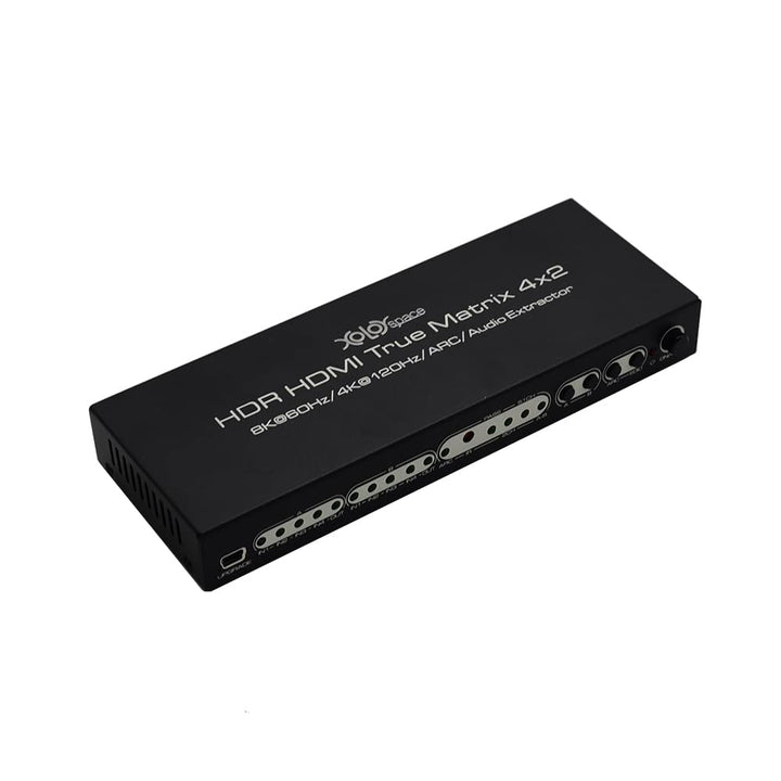 XOLORspace 43420A HDMI 2.1 8K HDR HDMI True Matrix Switch 4x2 unterstützt 4k 120hz und Dolby Vision