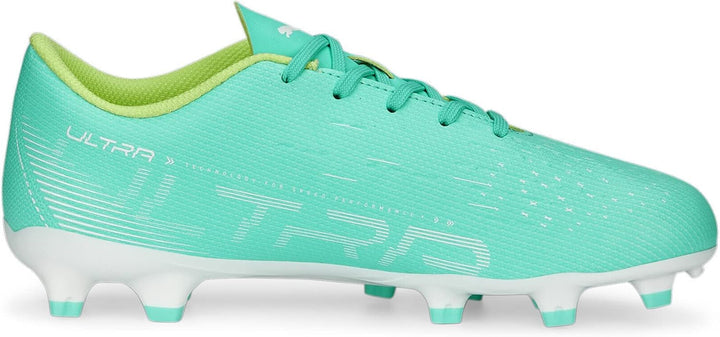 PUMA Unisex Kinder Ultra Pro Fg/Ag Jr Fussballschuh 29 EU Electric Peppermint Puma White Fast Yellow