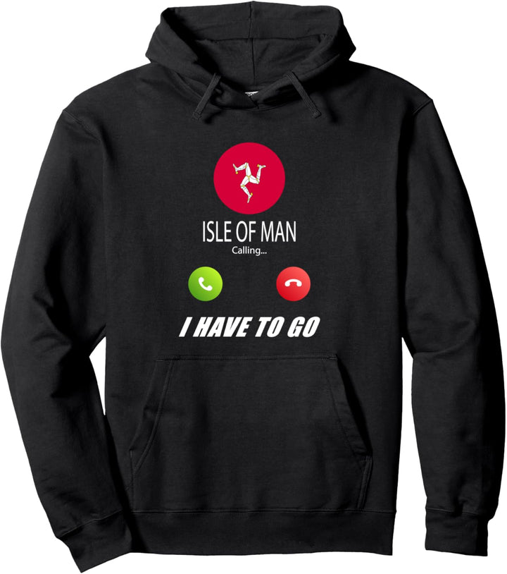 Isle of Man Flagge Souvenir Isle Of Man is Calling Is Calling Pullover Hoodie