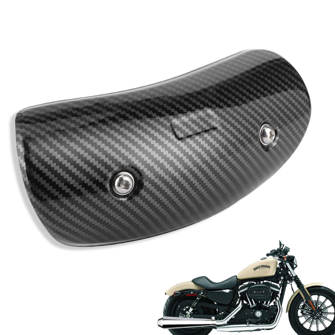 Motorrad-Hitzeschild, Universal-Motorrad-Auspuff-Mittelrohr-Hitzeschild-Schutzabdeckung Für Auspuffr