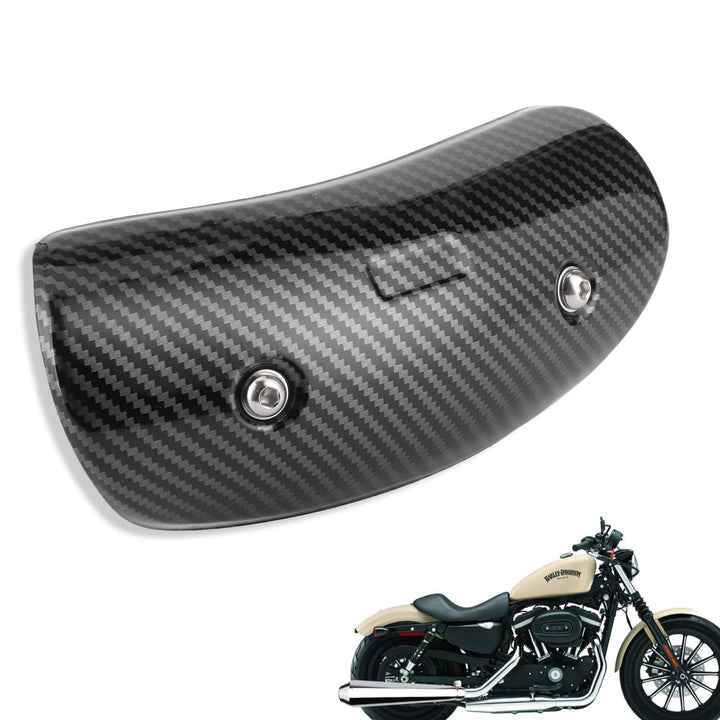 Motorrad-Hitzeschild, Universal-Motorrad-Auspuff-Mittelrohr-Hitzeschild-Schutzabdeckung Für Auspuffr