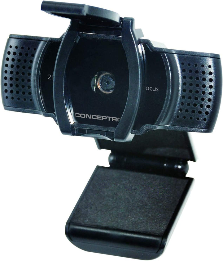 Conceptronic Webcam AMDIS02B 2k Super HD Webcam+Microphone sw, grau 2K Super HD AMDIS02B, 2K Super H