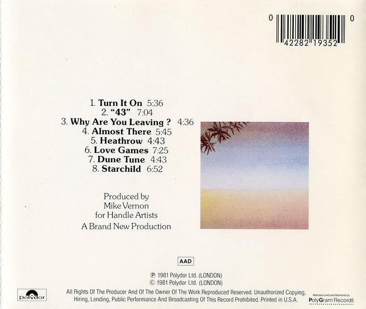 Level 42, Audio-CD