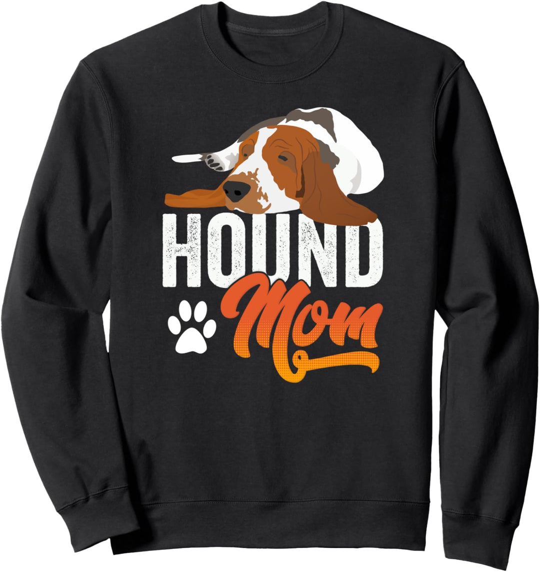 Basset Hound Funny Dog Lover Gift Hound Mom Sweatshirt