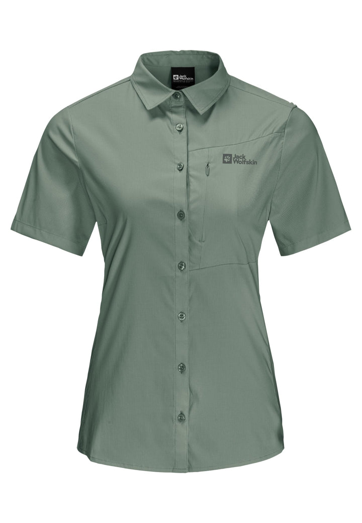 Jack Wolfskin Damen Heidetal T-Shirt, XS Picnic Green
