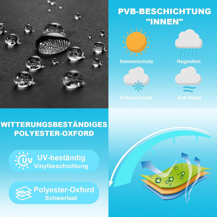 Kinderspielhaus-Abdeckungen,Spielhaus Outdoor Abdeckplane Wasserdicht 600D Oxford Gartenhaus Spielhä