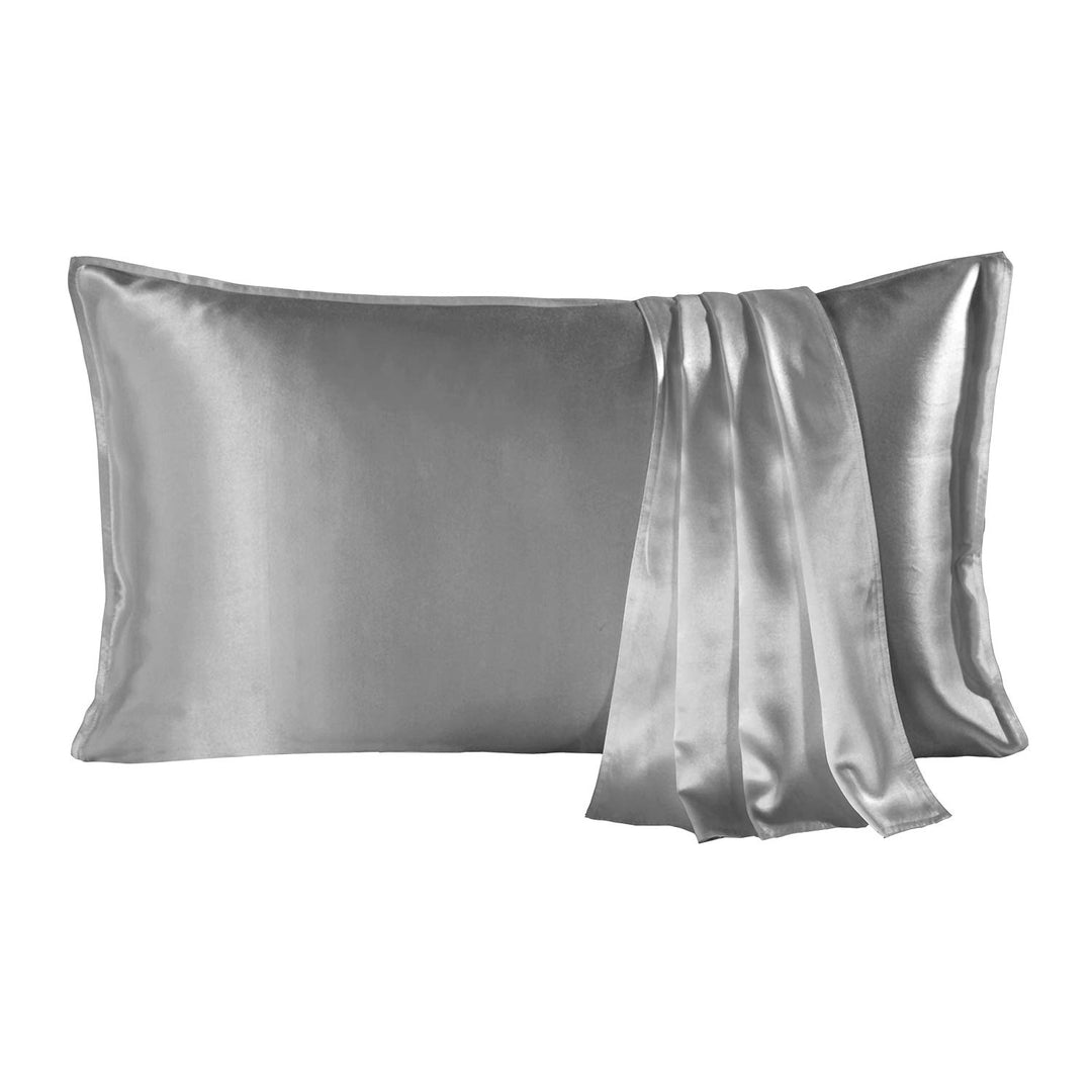 SHARE SILK 22 Momme Seiden Kissenbezug, 100% Maulbeerseiden Kissen für Haar und Haut mit Umschlagver