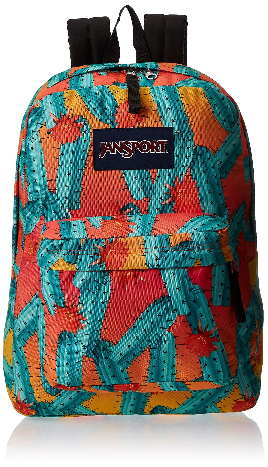 JANSPORT Rucksack Superbreak Gepäck-Handgepäck L Kaktus Blumen, L Kaktus Blumen