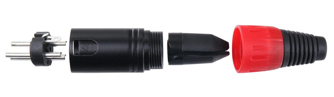Pronomic Steckerset XLR-Male 10-Stück, XLR-Female 10-Stück (zur Kabelkonfektionierung, Montage, Hoch