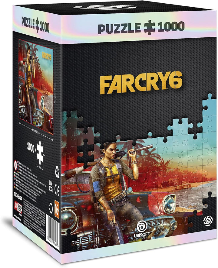 Far Cry 6: Dani | 1000 Teile Puzzle | inklusive Poster und Tasche | 68 x 48 | für Erwachsene und Kin